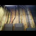 Clean wiring on a new panel installation