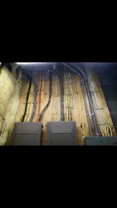 Clean wiring on a new panel installation