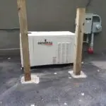 Commercial generator installation.