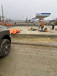 Running wire to new fuel tanks - Electrical Buildout Fuel Station