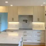 Kitchen lighting installation