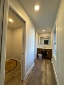 Closet and bathroom lighting upgrades.