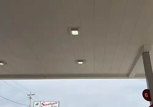 Lighting Canopy for Fuel Station Western North Carolina