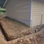 Trench and New Conduit for Man Cave - Western North Carolina