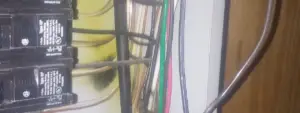 Burnt Panel from Lightning Strike